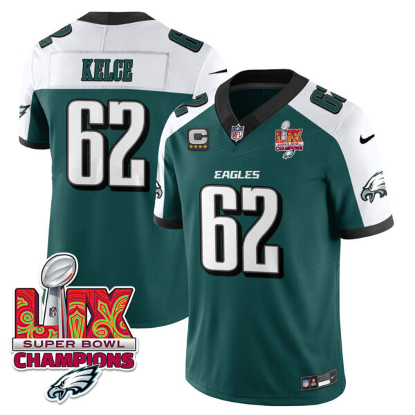 Men's Philadelphia Eagles Super Bowl LIX Champions Vapor Limited Jersey - All Stitched - Image 28