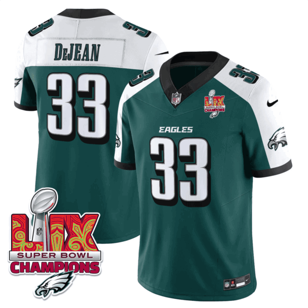 Men's Philadelphia Eagles Super Bowl LIX Champions Vapor Limited Jersey - All Stitched - Image 32