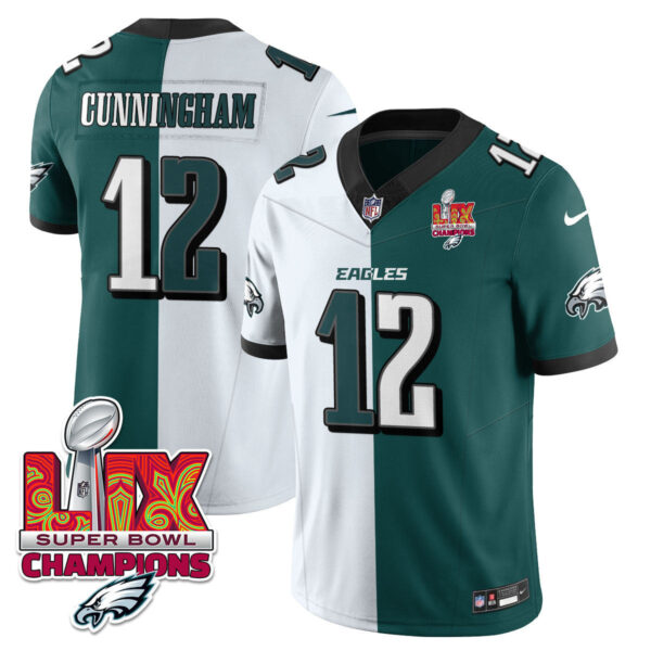 Men's Philadelphia Eagles Super Bowl LIX Champions Vapor Limited Jersey - All Stitched - Image 46