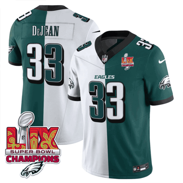 Men's Philadelphia Eagles Super Bowl LIX Champions Vapor Limited Jersey - All Stitched - Image 48