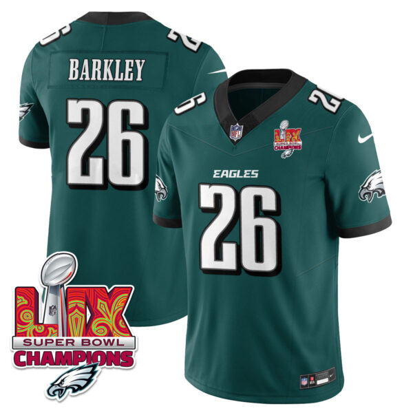 Men's Philadelphia Eagles Super Bowl LIX Champions Vapor Limited Jersey - All Stitched