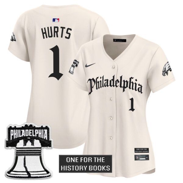 Women's Philadelphia Eagles 'Retro Newspaper Edition' Vapor Baseball Jersey - All Stitched - Image 12