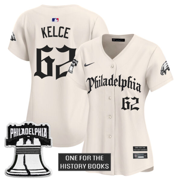 Women's Philadelphia Eagles 'Retro Newspaper Edition' Vapor Baseball Jersey - All Stitched - Image 13