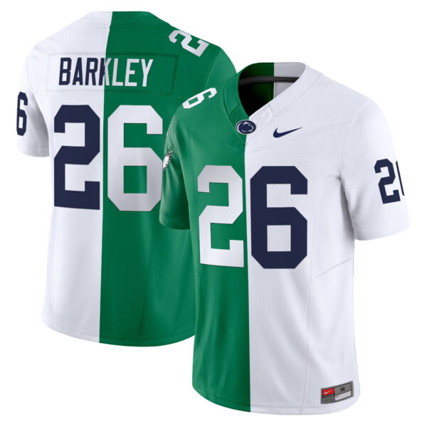 Saquon Barkley Philadelphia Eagles Split Vapor Limited Jersey - All Stitched - Image 2