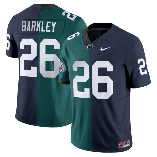 Saquon Barkley Philadelphia Eagles Split Vapor Limited Jersey - All Stitched - Image 3