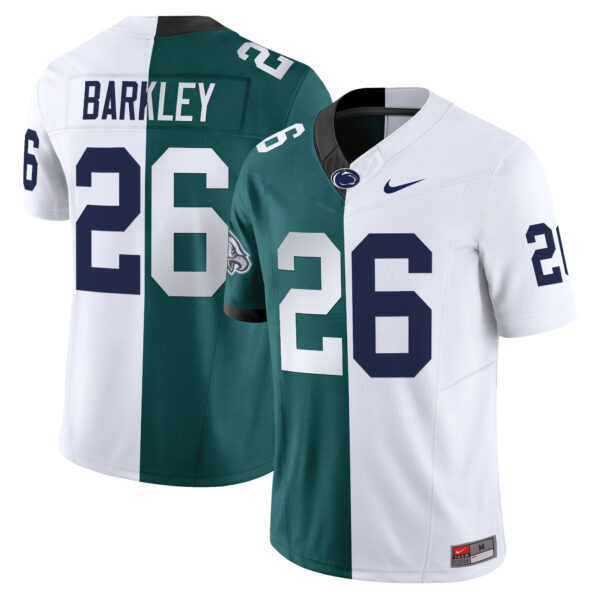 Saquon Barkley Philadelphia Eagles Split Vapor Limited Jersey - All Stitched - Image 4