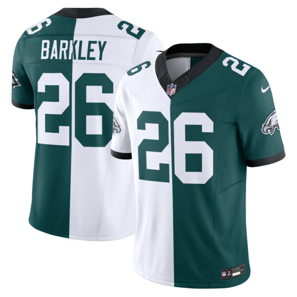 Saquon Barkley Philadelphia Eagles Split Vapor Limited Jersey V2 - All Stitched - Image 2
