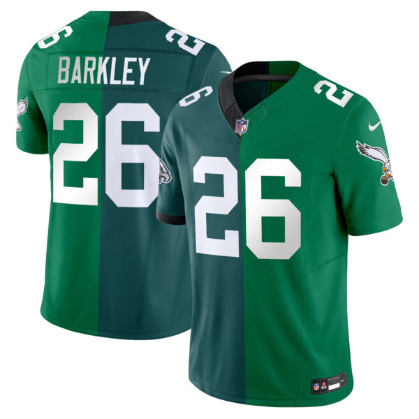 Saquon Barkley Philadelphia Eagles Split Vapor Limited Jersey V2 - All Stitched - Image 3