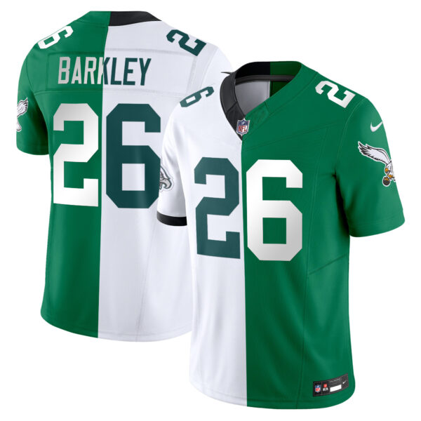 Saquon Barkley Philadelphia Eagles Split Vapor Limited Jersey V2 - All Stitched