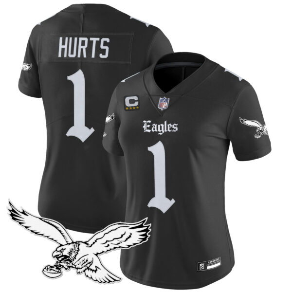 Women's Philadelphia Eagles 'Gothic Philly Edition' Vapor Limited Jersey - All Stitched - Image 3