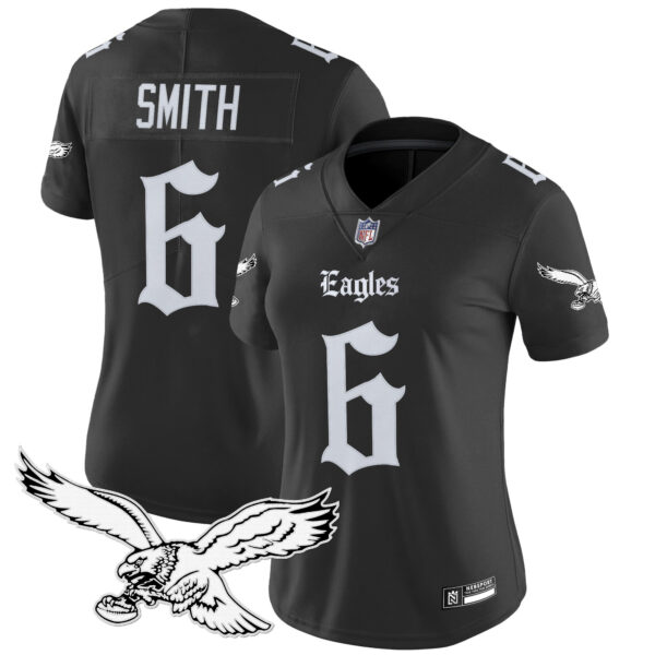 Women's Philadelphia Eagles 'Gothic Philly Edition' Vapor Limited Jersey - All Stitched - Image 5