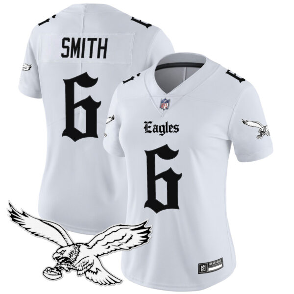 Women's Philadelphia Eagles 'Gothic Philly Edition' Vapor Limited Jersey - All Stitched - Image 15