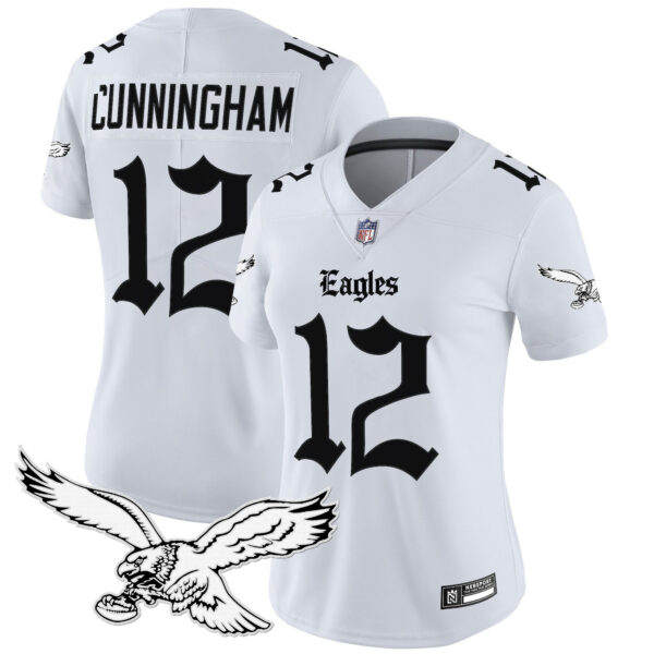 Women's Philadelphia Eagles 'Gothic Philly Edition' Vapor Limited Jersey - All Stitched - Image 16