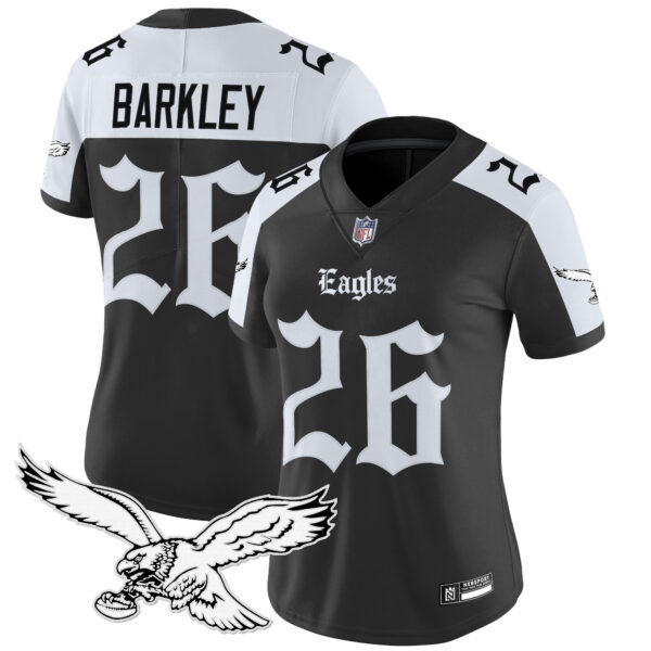 Women's Philadelphia Eagles 'Gothic Philly Edition' Vapor Limited Jersey - All Stitched - Image 21