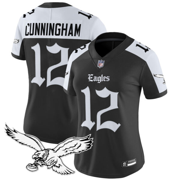 Women's Philadelphia Eagles 'Gothic Philly Edition' Vapor Limited Jersey - All Stitched - Image 26