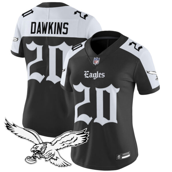 Women's Philadelphia Eagles 'Gothic Philly Edition' Vapor Limited Jersey - All Stitched - Image 28