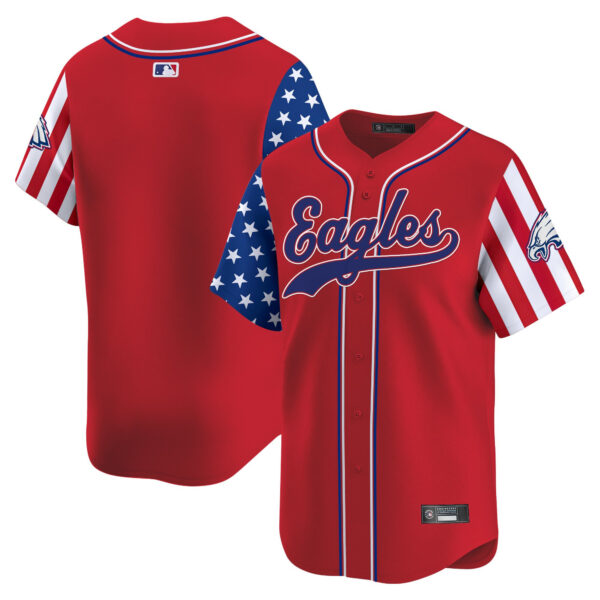 Men's Philadelphia Eagles 2025 Independence Day Vapor Baseball Jersey - All Stitched - Image 19