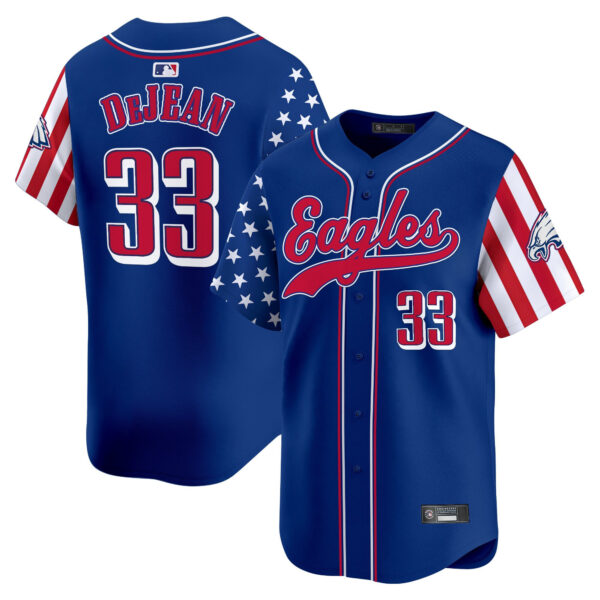 Men's Philadelphia Eagles 2025 Independence Day Vapor Baseball Jersey - All Stitched - Image 28