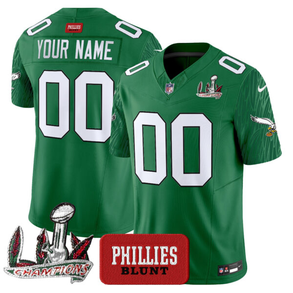 Philadelphia Eagles Phillies Blunt Vapor Limited Custom Jersey - Stitched - Image 3