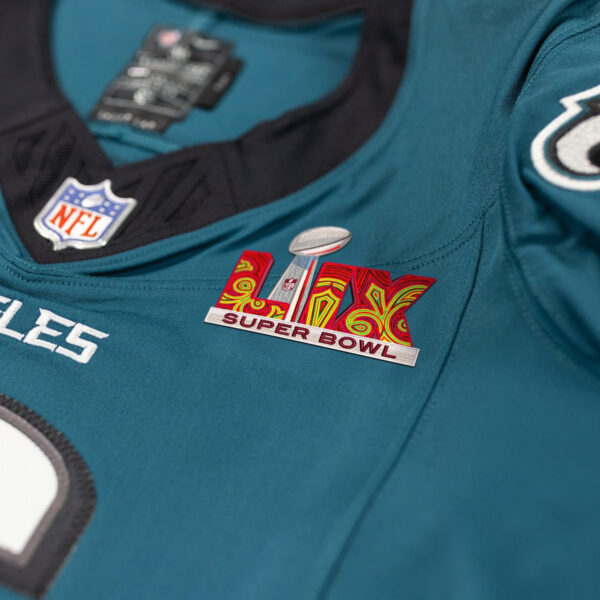 Men's Philadelphia Eagles Super Bowl LIX Patch Vapor Limited Jersey - All Stitched - Image 2
