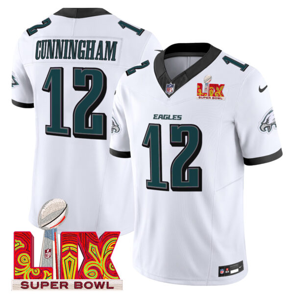 Men's Philadelphia Eagles Super Bowl LIX Patch Vapor Limited Jersey - All Stitched - Image 18