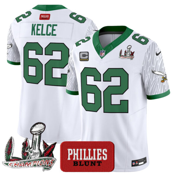 Men's Philadelphia Eagles Phillies Blunt Vapor Limited Jersey - Stitched - Image 14