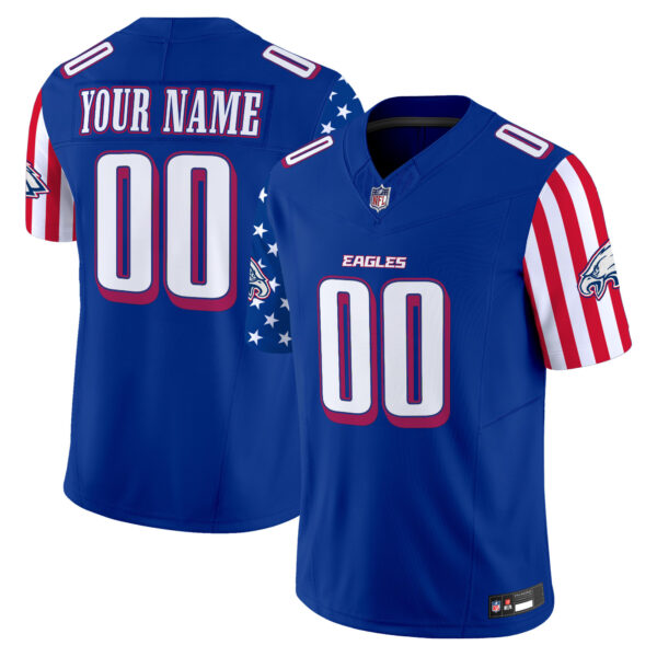 Philadelphia Eagles 2025 Independence Day Vapor Limited Custom Jersey - All Stitched - Image 3
