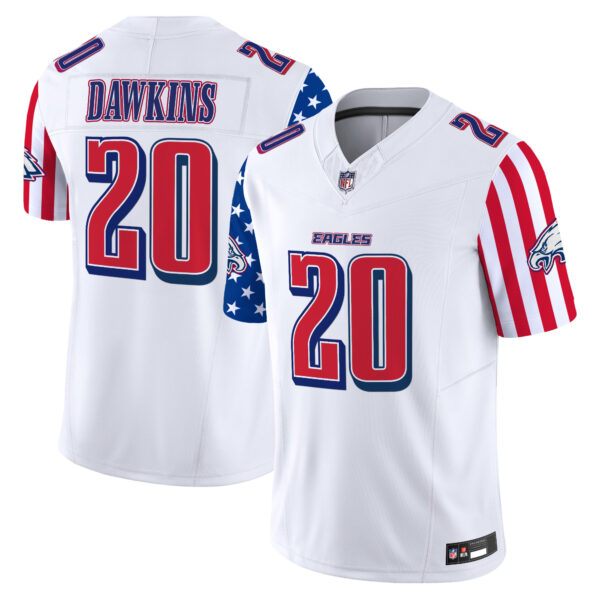 Men's Philadelphia Eagles 2025 Independence Day Vapor Limited Jersey - All Stitched - Image 7