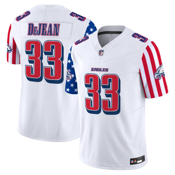 Men's Philadelphia Eagles 2025 Independence Day Vapor Limited Jersey - All Stitched - Image 9