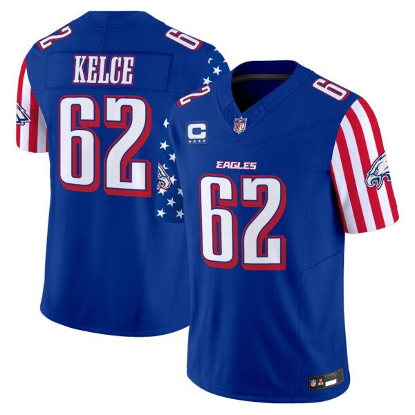 Men's Philadelphia Eagles 2025 Independence Day Vapor Limited Jersey - All Stitched - Image 21