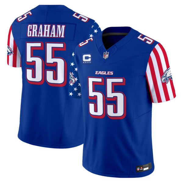 Men's Philadelphia Eagles 2025 Independence Day Vapor Limited Jersey - All Stitched - Image 24
