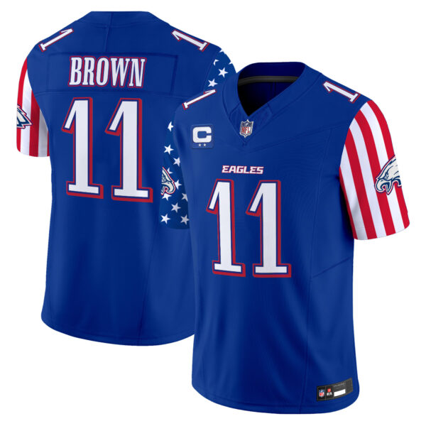 Men's Philadelphia Eagles 2025 Independence Day Vapor Limited Jersey - All Stitched - Image 26