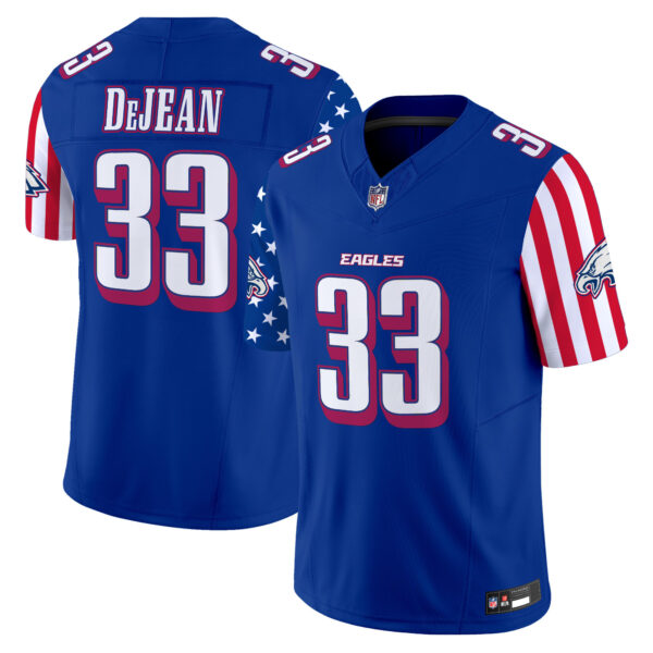 Men's Philadelphia Eagles 2025 Independence Day Vapor Limited Jersey - All Stitched - Image 27