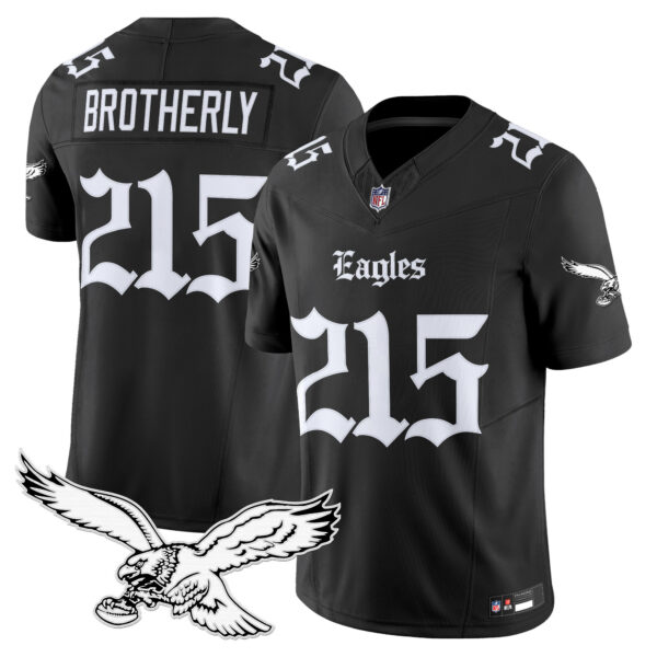 Men's Philadelphia Eagles 'Gothic Philly Edition' Vapor Limited Jersey - All Stitched - Image 2