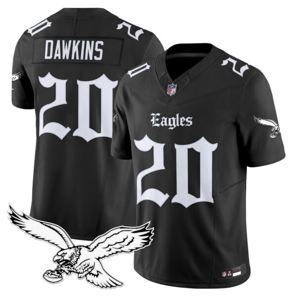 Men's Philadelphia Eagles 'Gothic Philly Edition' Vapor Limited Jersey - All Stitched - Image 8