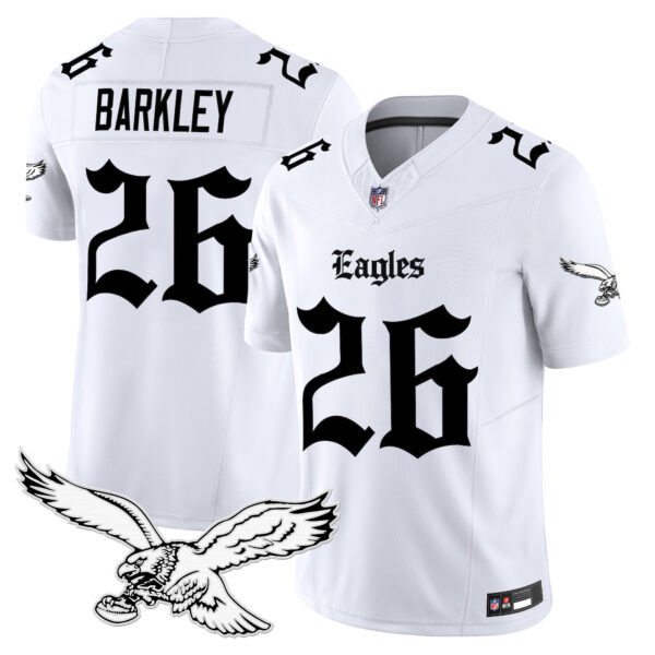Men's Philadelphia Eagles 'Gothic Philly Edition' Vapor Limited Jersey - All Stitched - Image 11