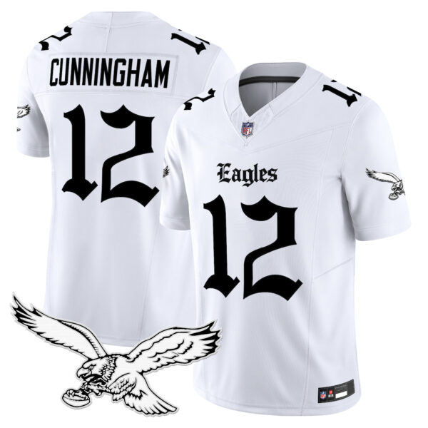 Men's Philadelphia Eagles 'Gothic Philly Edition' Vapor Limited Jersey - All Stitched - Image 16