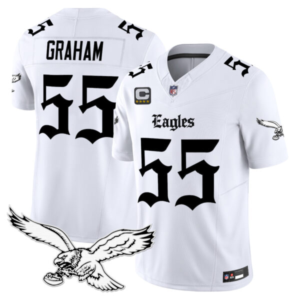 Men's Philadelphia Eagles 'Gothic Philly Edition' Vapor Limited Jersey - All Stitched - Image 17