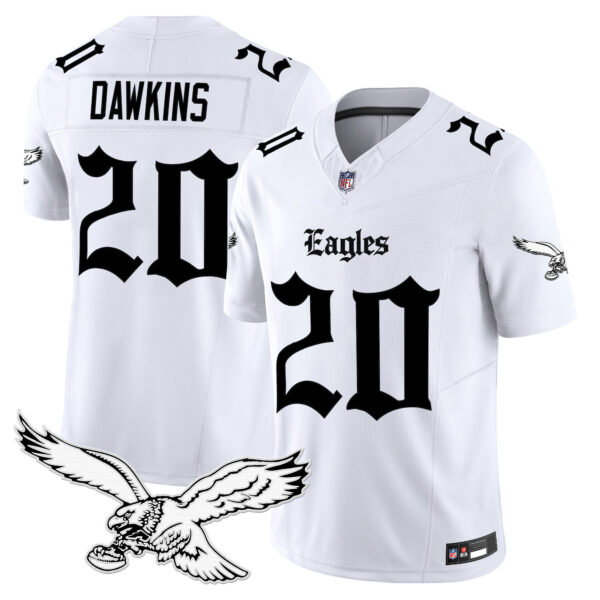 Men's Philadelphia Eagles 'Gothic Philly Edition' Vapor Limited Jersey - All Stitched - Image 18