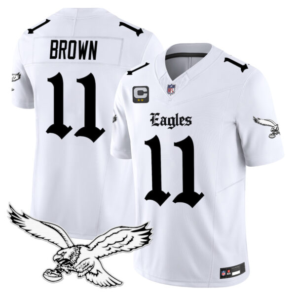 Men's Philadelphia Eagles 'Gothic Philly Edition' Vapor Limited Jersey - All Stitched - Image 19