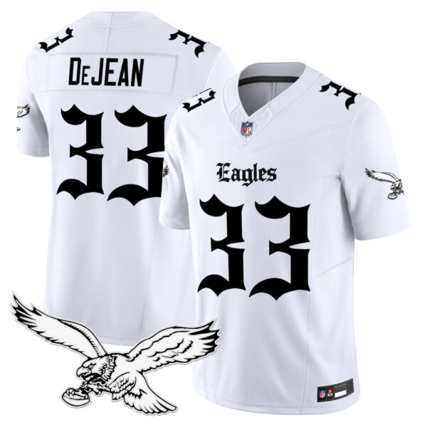 Men's Philadelphia Eagles 'Gothic Philly Edition' Vapor Limited Jersey - All Stitched - Image 20