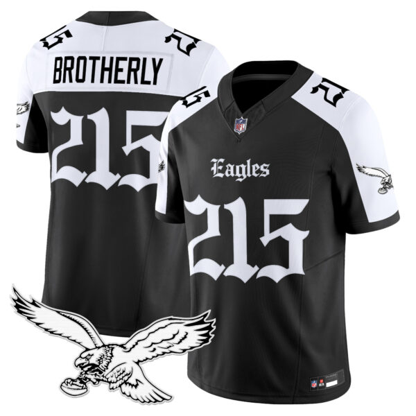 Men's Philadelphia Eagles 'Gothic Philly Edition' Vapor Limited Jersey - All Stitched - Image 22