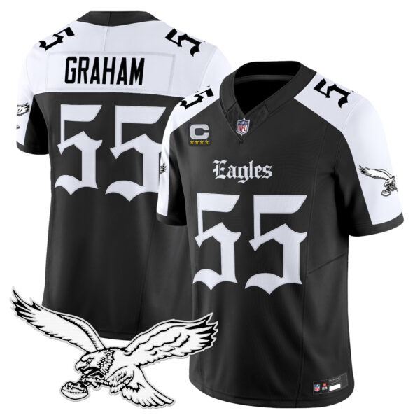 Men's Philadelphia Eagles 'Gothic Philly Edition' Vapor Limited Jersey - All Stitched - Image 27