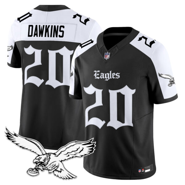 Men's Philadelphia Eagles 'Gothic Philly Edition' Vapor Limited Jersey - All Stitched - Image 28