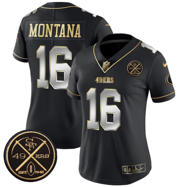 Women's San Francisco 49ers Est.1946 Patch Vapor Limited Jersey - All Stitched - Image 38
