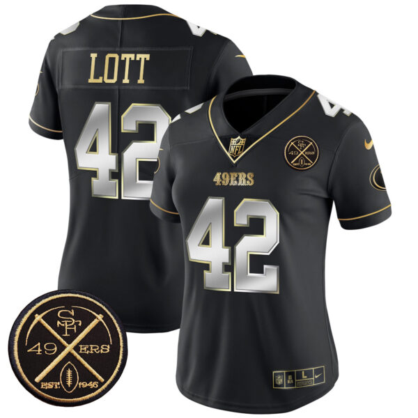 Women's San Francisco 49ers Est.1946 Patch Vapor Limited Jersey - All Stitched - Image 39