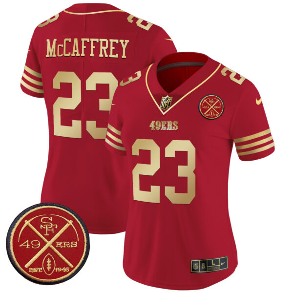 Women's San Francisco 49ers Est.1946 Patch Vapor Limited Jersey - All Stitched - Image 51