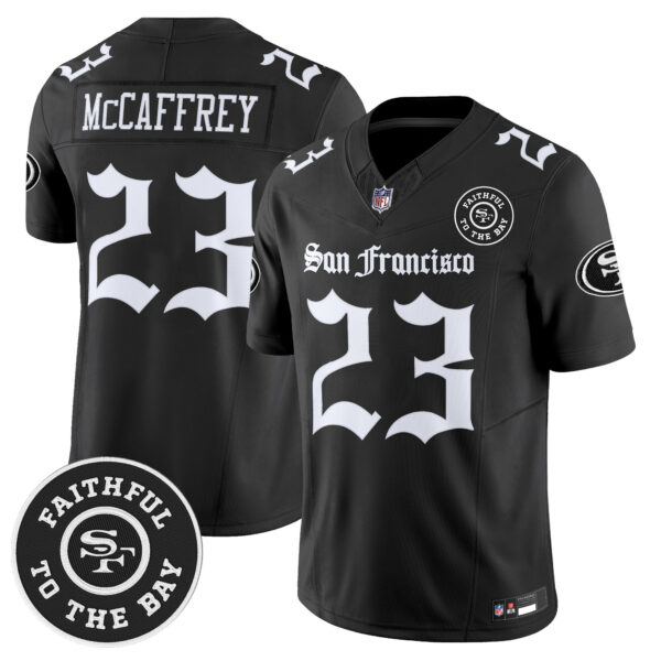 Men's San Francisco 49ers 'Gothic Edition' Vapor Limited Jersey - All Stitched - Image 2