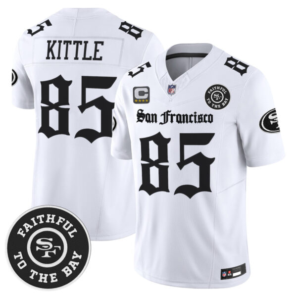 Men's San Francisco 49ers 'Gothic Edition' Vapor Limited Jersey - All Stitched - Image 12
