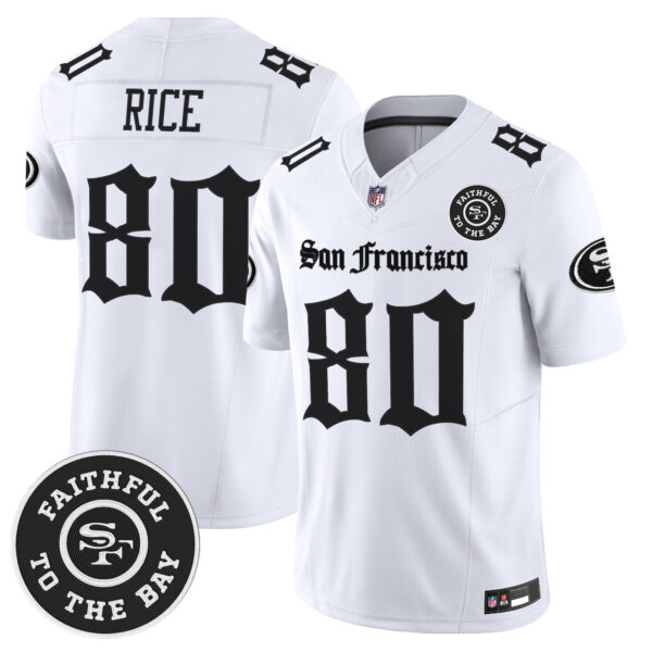 Men's San Francisco 49ers 'Gothic Edition' Vapor Limited Jersey - All Stitched - Image 14